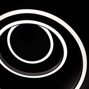 Preview wallpaper circles, lamp, lighting, bw, dark