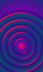 Preview wallpaper circles, layers, purple, glow