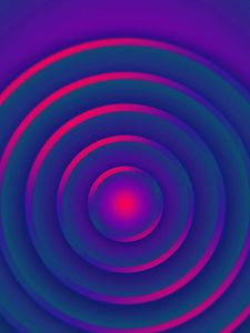 Preview wallpaper circles, layers, purple, glow