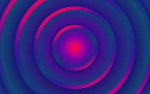 Preview wallpaper circles, layers, purple, glow