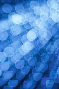 Preview wallpaper circles, light, bokeh, abstraction, blue