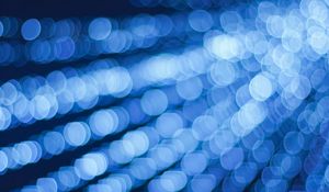 Preview wallpaper circles, light, bokeh, abstraction, blue