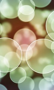 Preview wallpaper circles, light, lots