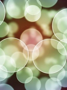 Preview wallpaper circles, light, lots