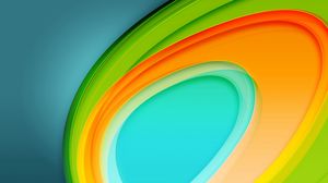 Preview wallpaper circles, lines, colorful, background