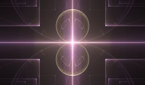 Preview wallpaper circles, lines, glow, dark, abstraction