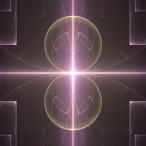 Preview wallpaper circles, lines, glow, dark, abstraction