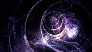 Preview wallpaper circles, lines, glow, abstraction, dark