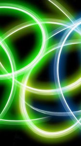 Preview wallpaper circles, lines, glowing