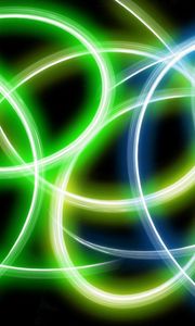 Preview wallpaper circles, lines, glowing