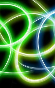 Preview wallpaper circles, lines, glowing