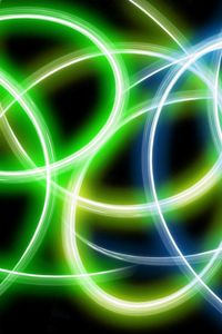 Preview wallpaper circles, lines, glowing