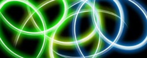 Preview wallpaper circles, lines, glowing