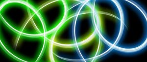 Preview wallpaper circles, lines, glowing