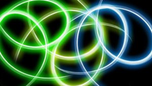 Preview wallpaper circles, lines, glowing