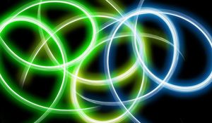 Preview wallpaper circles, lines, glowing