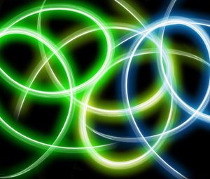 Preview wallpaper circles, lines, glowing