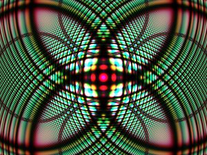 Preview wallpaper circles, lines, intersection, fractal, colorful