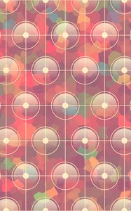 Preview wallpaper circles, lines, points, colorful