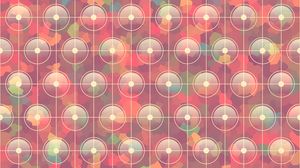 Preview wallpaper circles, lines, points, colorful