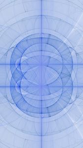Preview wallpaper circles, lines, transparent, abstraction, blue