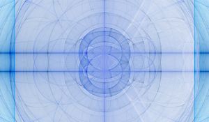 Preview wallpaper circles, lines, transparent, abstraction, blue