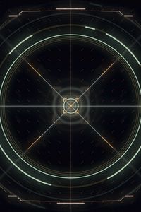Preview wallpaper circles, neon, glow