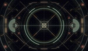Preview wallpaper circles, neon, glow