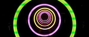 Preview wallpaper circles, neon, light