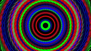 Preview wallpaper circles, optical illusion, colorful, abstraction