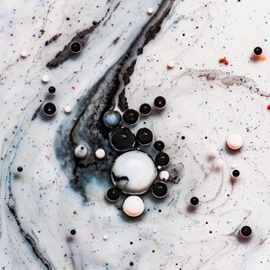 Preview wallpaper circles, paint, liquid, dots, drops