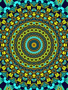 Preview wallpaper circles, pattern, fractal, background, bright