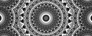 Preview wallpaper circles, pattern, fractal, black and white, abstraction