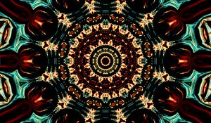 Preview wallpaper circles, pattern, fractal, abstraction, colorful