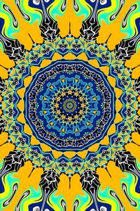 Preview wallpaper circles, pattern, fractal, kaleidoscope