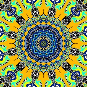 Preview wallpaper circles, pattern, fractal, kaleidoscope