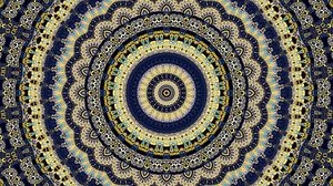 Preview wallpaper circles, pattern, kaleidoscope, fractal, abstraction