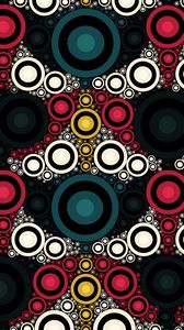 Preview wallpaper circles, patterns, colorful, pattern, shapes