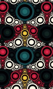 Preview wallpaper circles, patterns, colorful, pattern, shapes