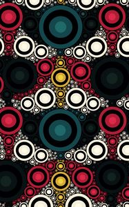 Preview wallpaper circles, patterns, colorful, pattern, shapes