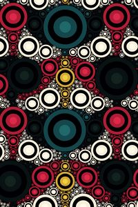 Preview wallpaper circles, patterns, colorful, pattern, shapes