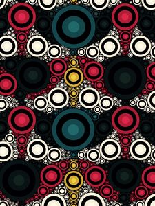 Preview wallpaper circles, patterns, colorful, pattern, shapes