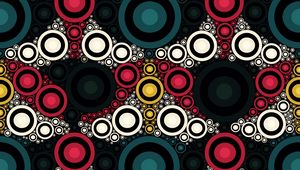 Preview wallpaper circles, patterns, colorful, pattern, shapes