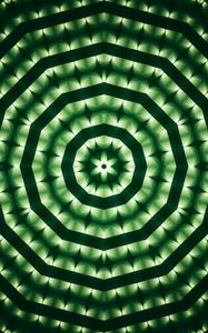 Preview wallpaper circles, patterns, green, rotation
