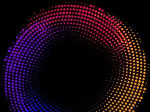 Preview wallpaper circles, points, colorful, abstraction