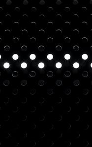 Preview wallpaper circles, points, holes, light