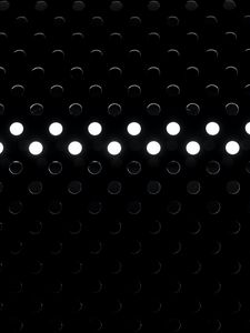 Preview wallpaper circles, points, holes, light