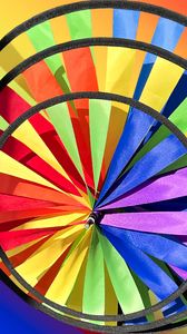 Preview wallpaper circles, ribbons, colorful, bright