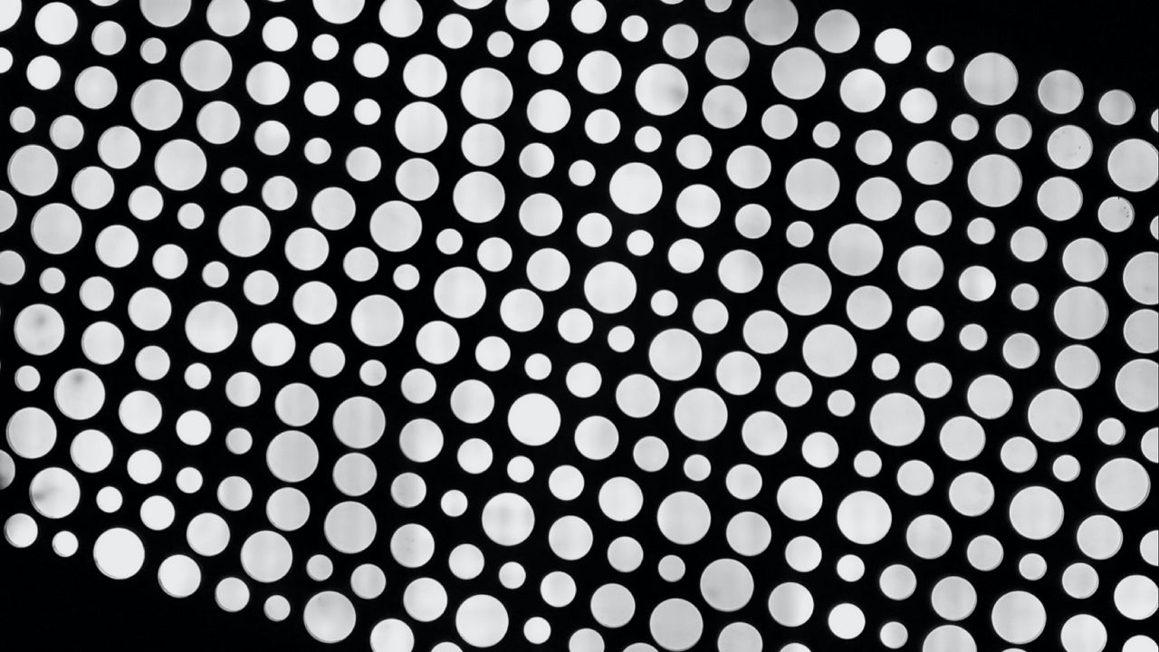 Wallpaper circles, shape, round, pattern, black