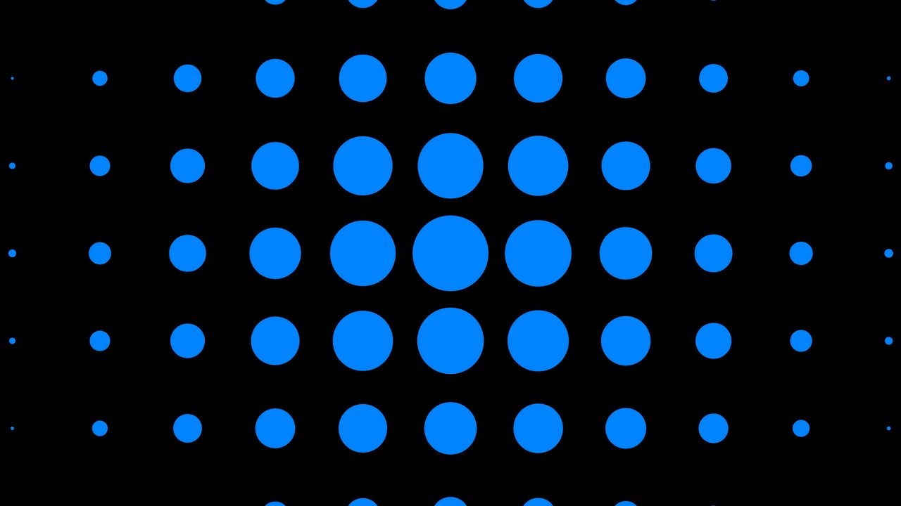 Wallpaper circles, shapes, blue, abstraction